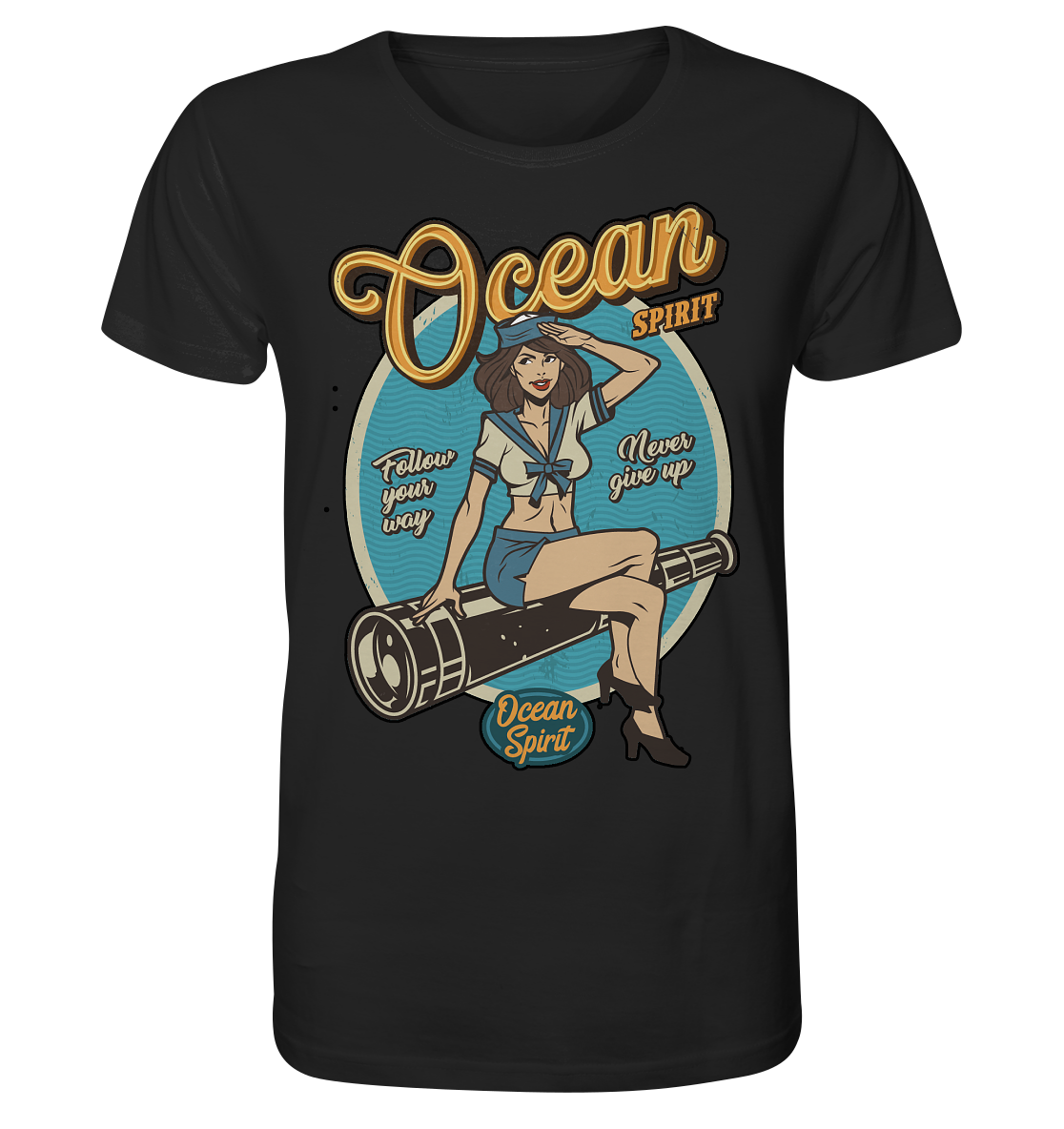 Ocean Spirt PinUp - Organic Shirt