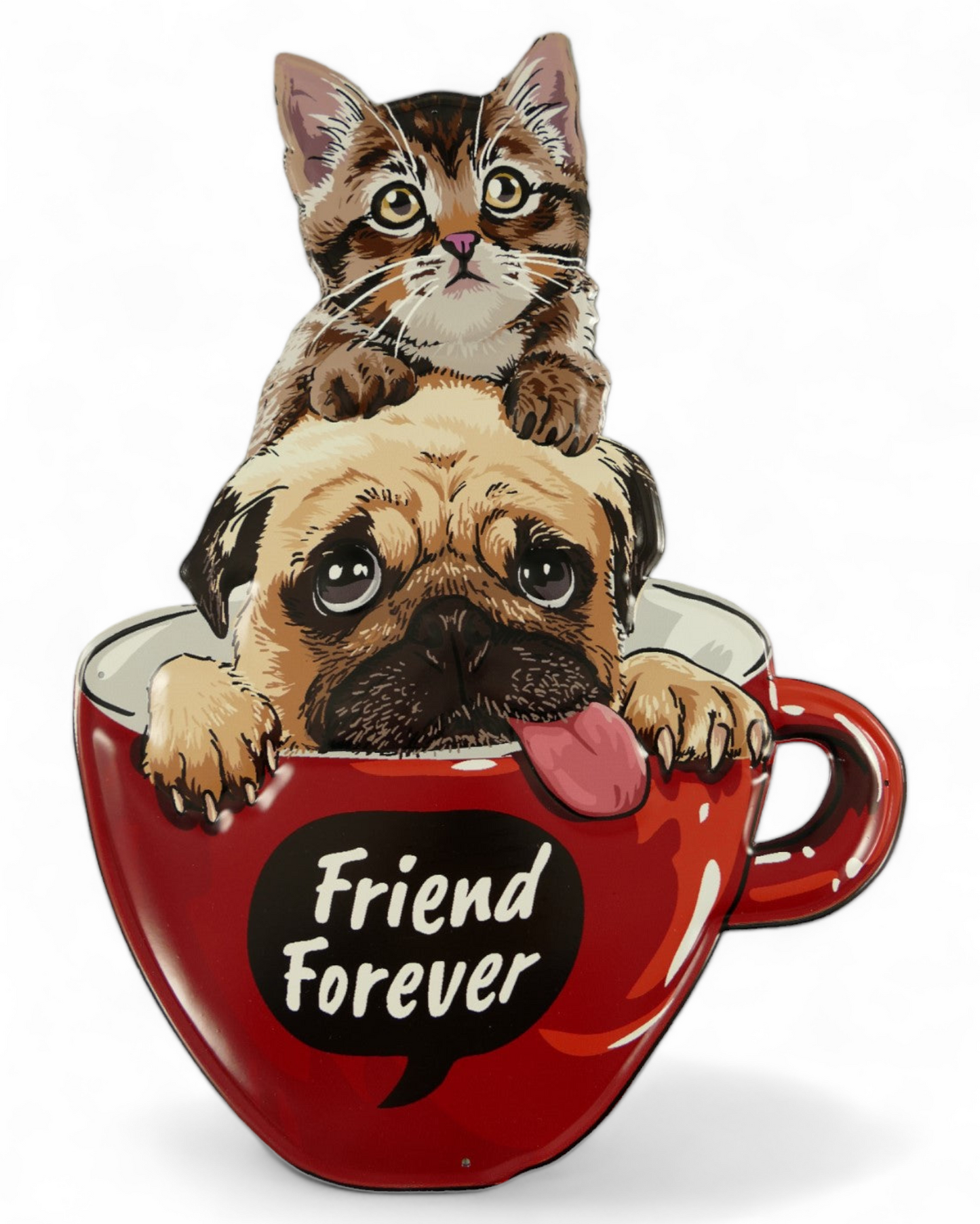 Blechschild Friend Forever 55 cm