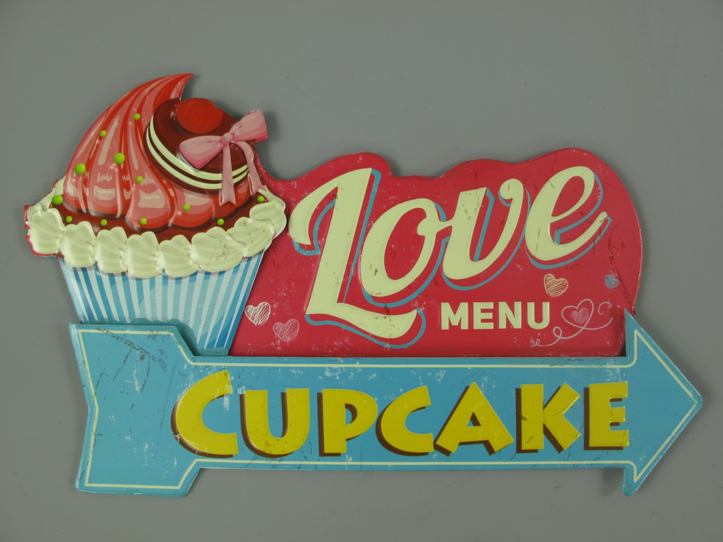 Blechschild Cupcake 40 cm