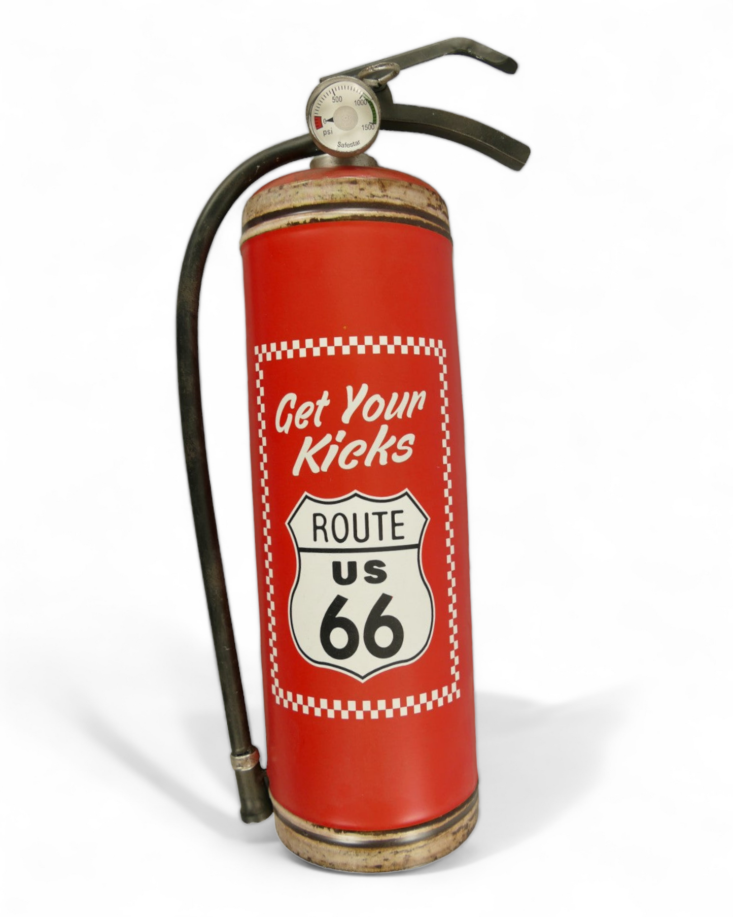 Blechschild Feuerlöscher Route 66 Retro 47 cm