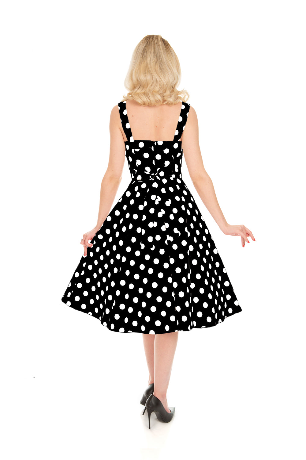 Priscila Polka Dot Dress