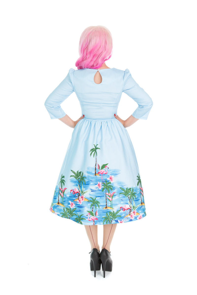 Playa Flamingo Dress