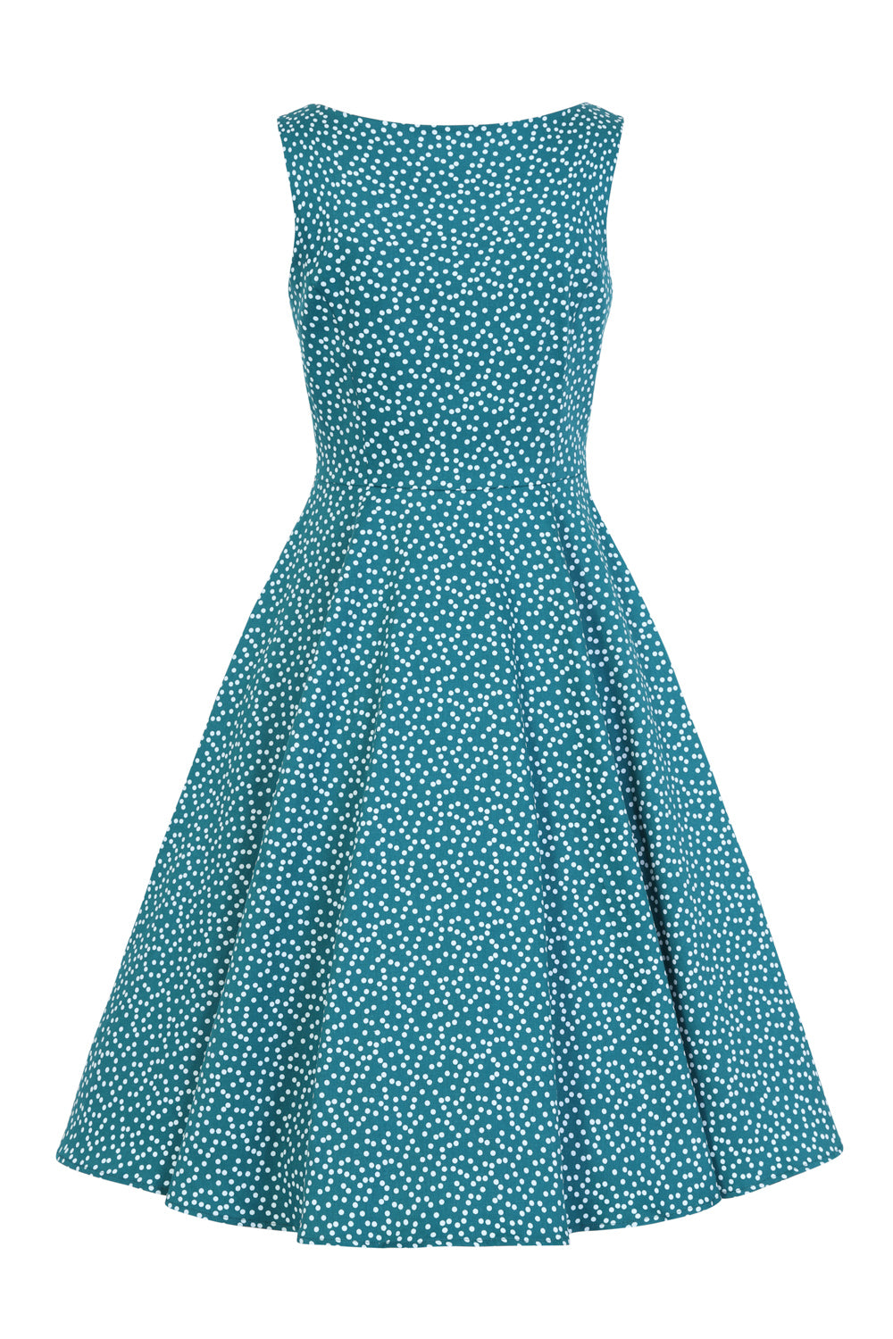 La Rose Green Dotty Dress
