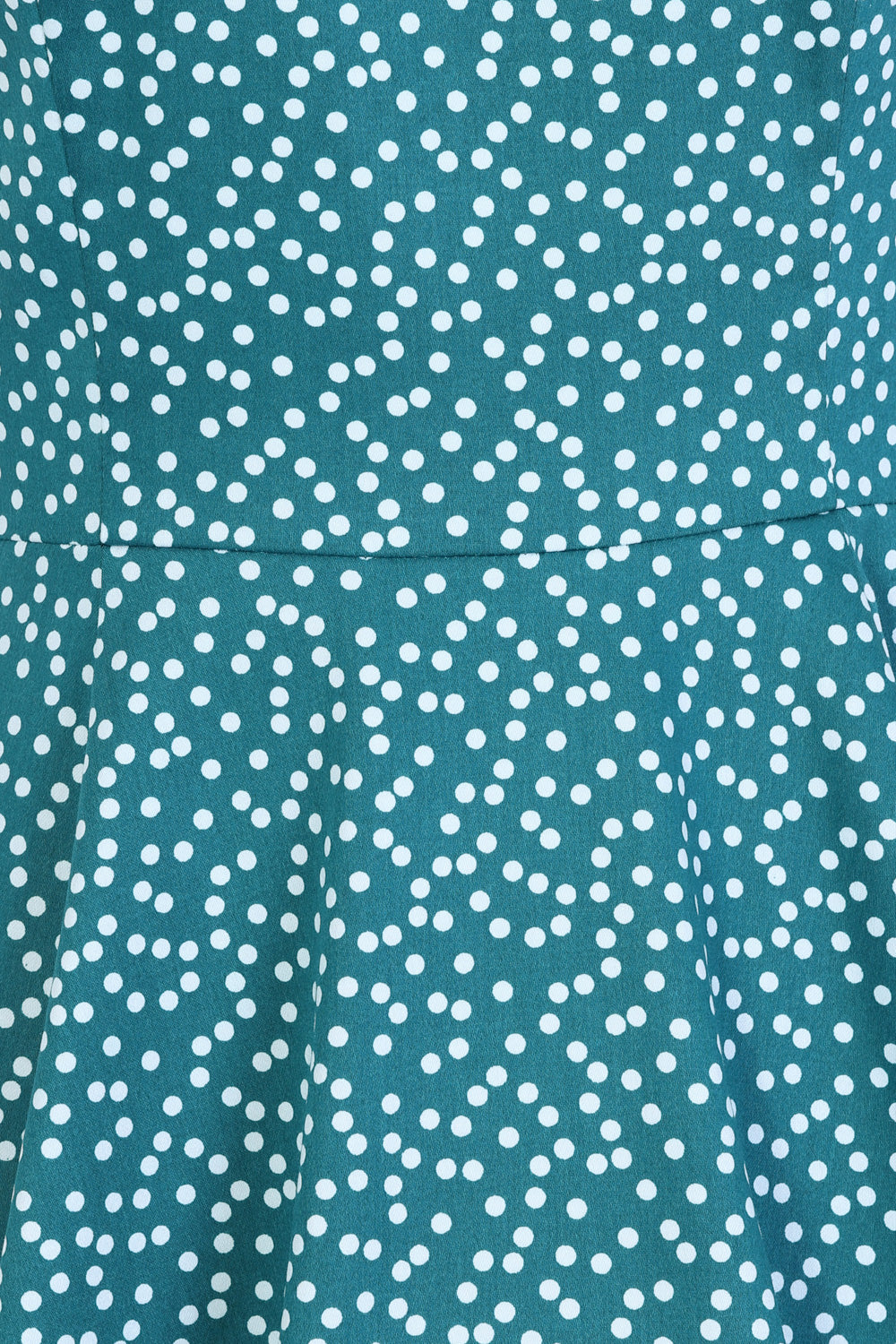 La Rose Green Dotty Dress