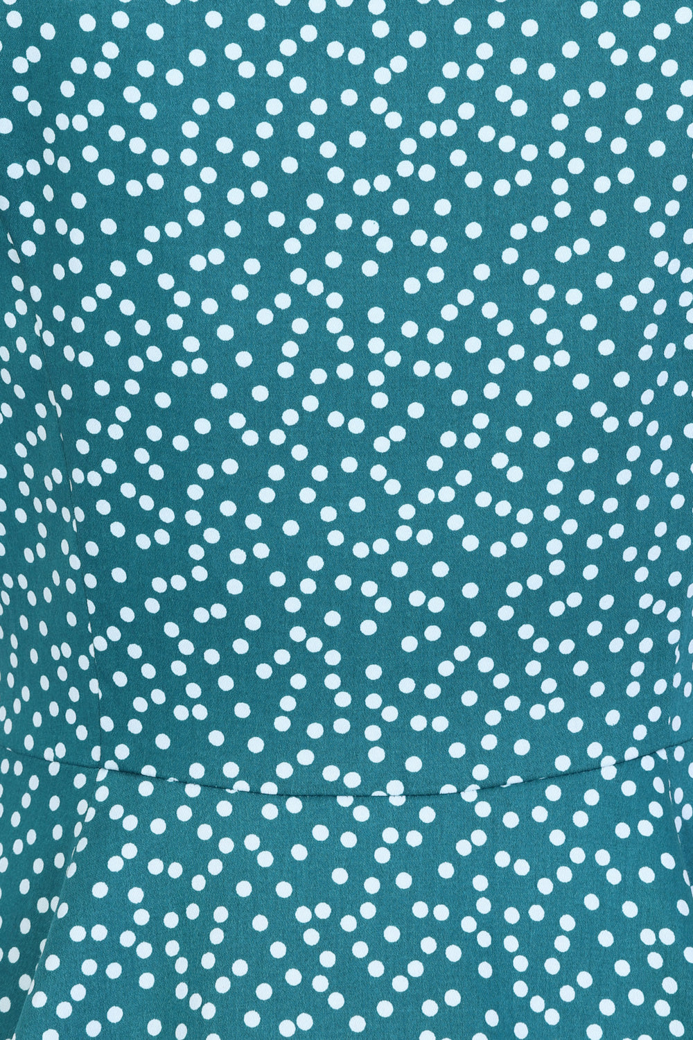 La Rose Green Dotty Dress