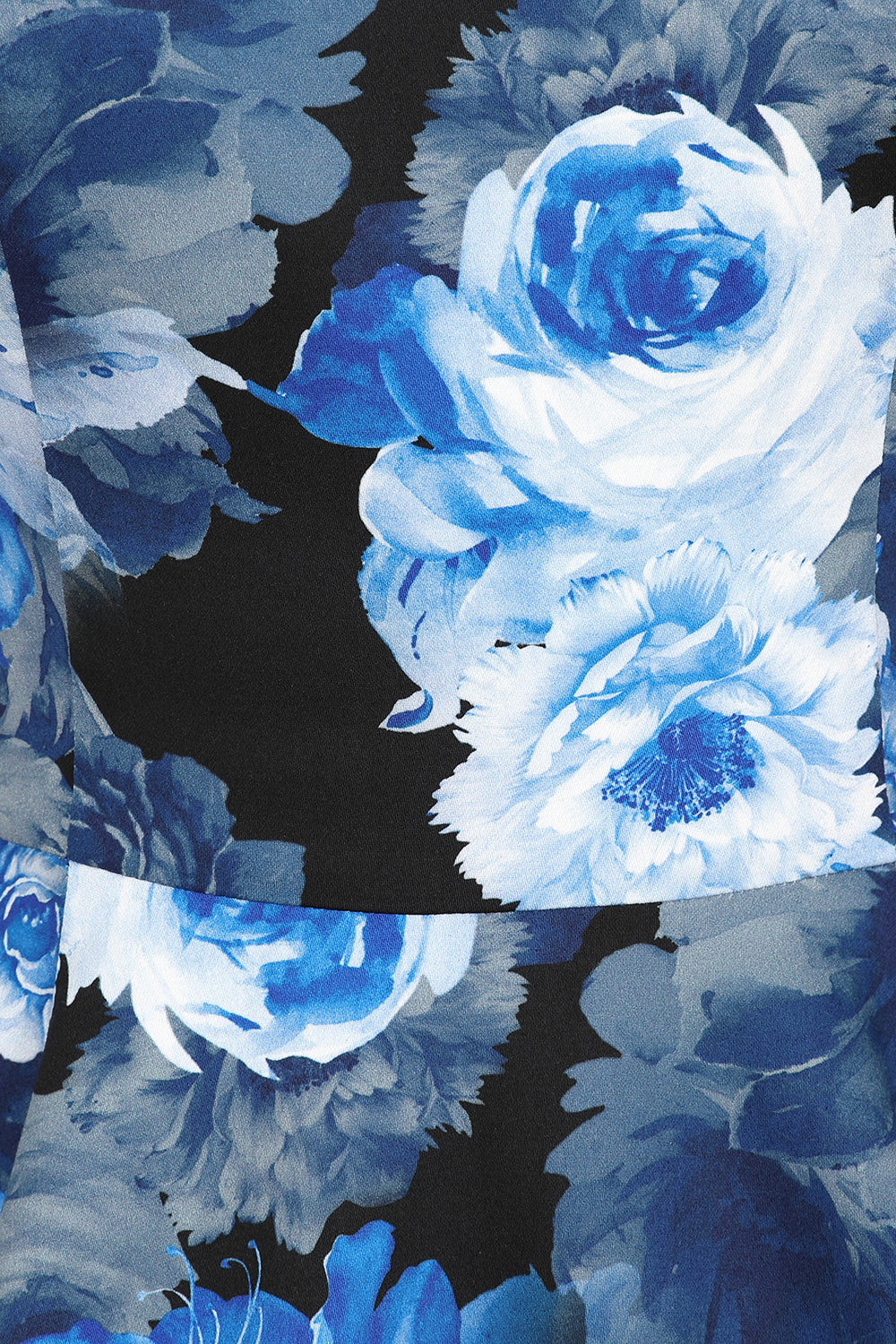 Valentina Blue Flower Kleid