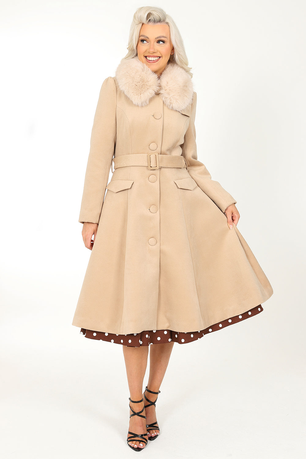 Matilda Vintage Mantel beige