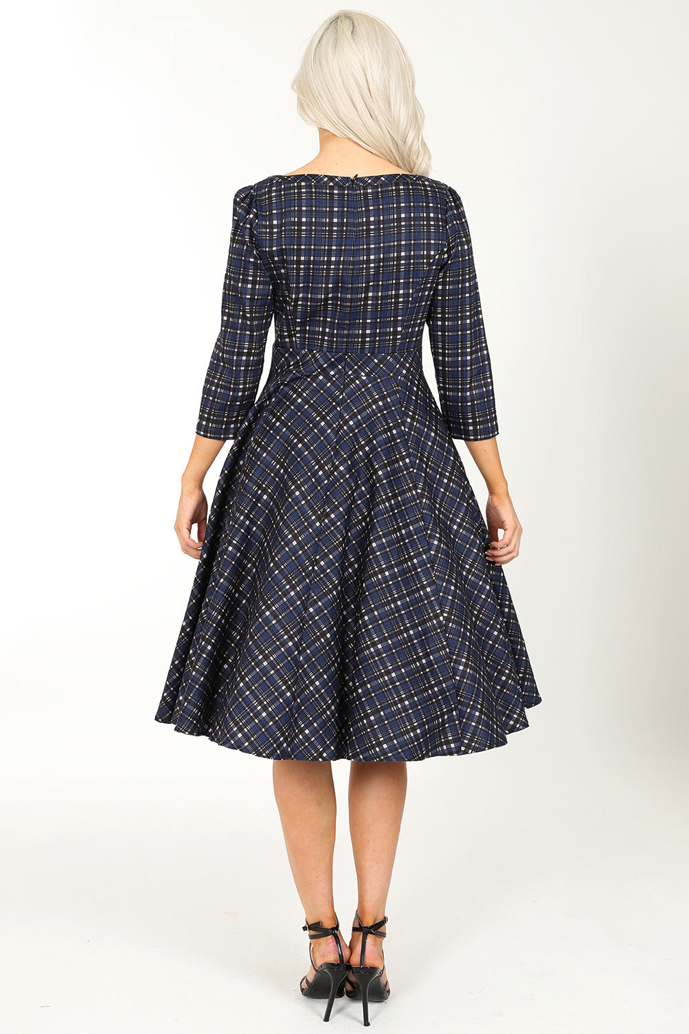 Anna Check Vintage Kleid