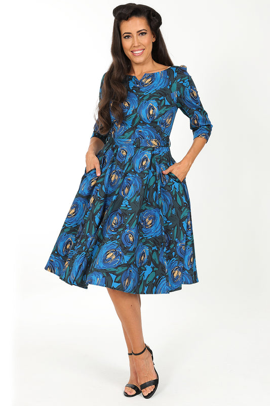 Delaney Floral Vintage Kleid