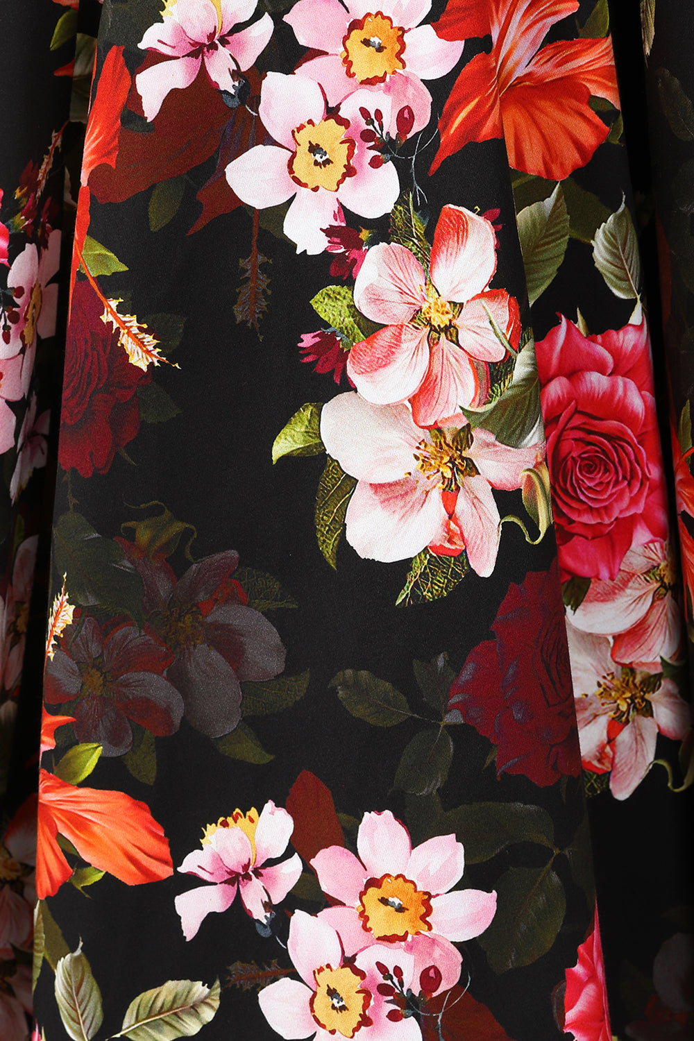 Kali Herbstblumen Vintage Kleid