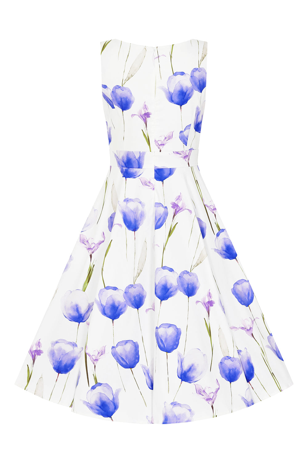 Cathy Blue Flower Kleid
