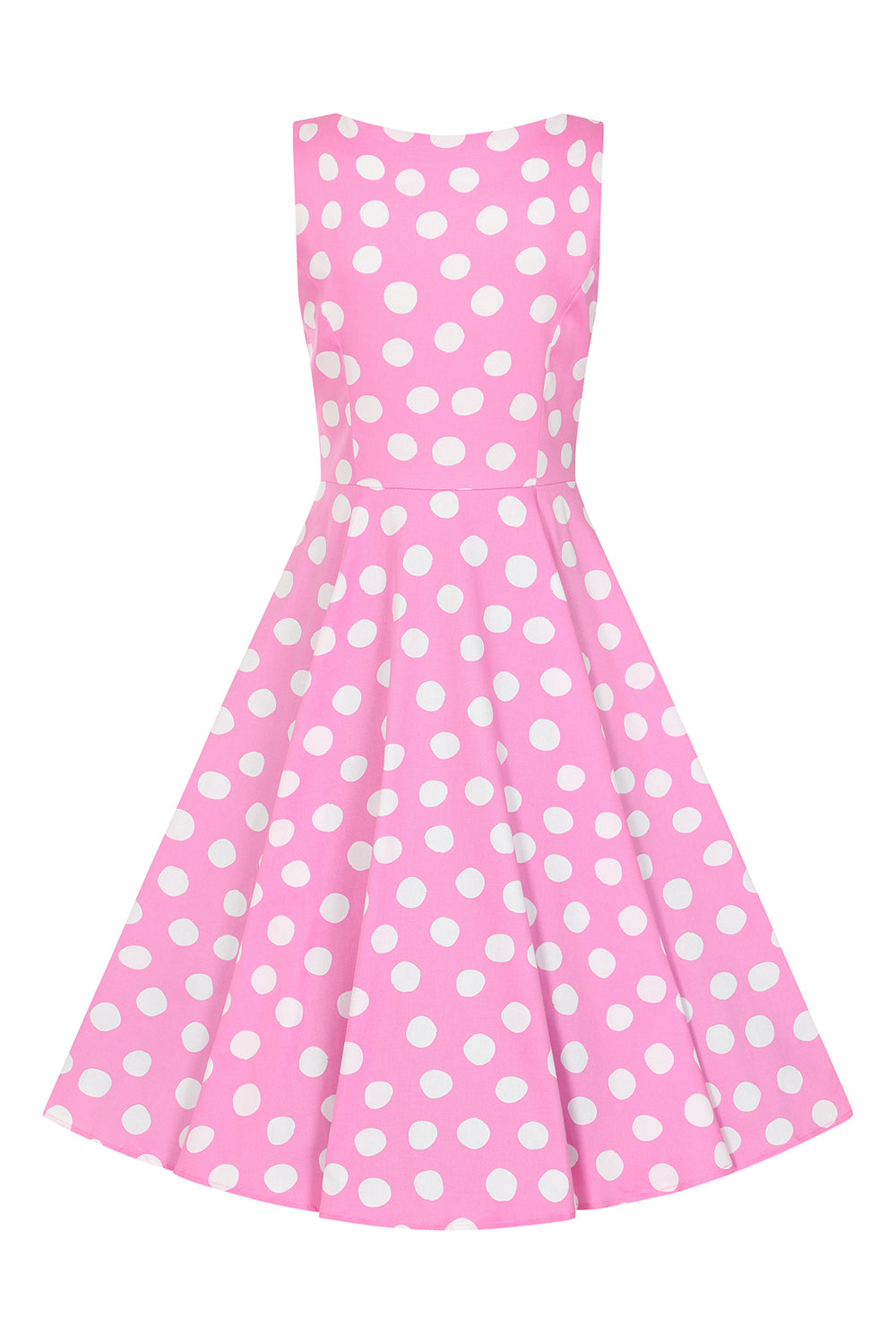 Pink Lyra Polka Kleid