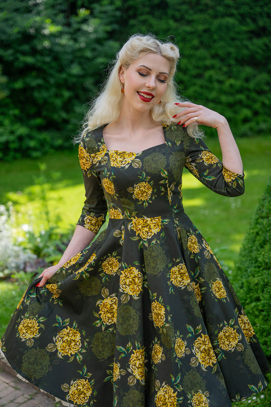 Inez Autumn Flower Dress