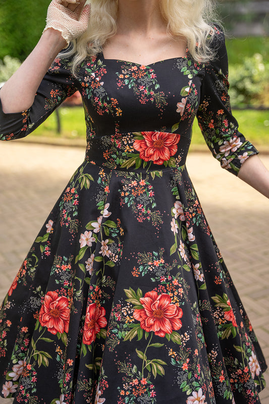 Isla Autumn Floral Dress