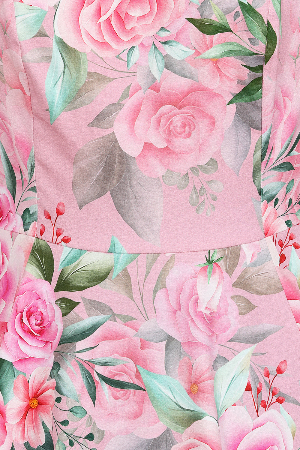 Vintage Rosen Kleid Nellie