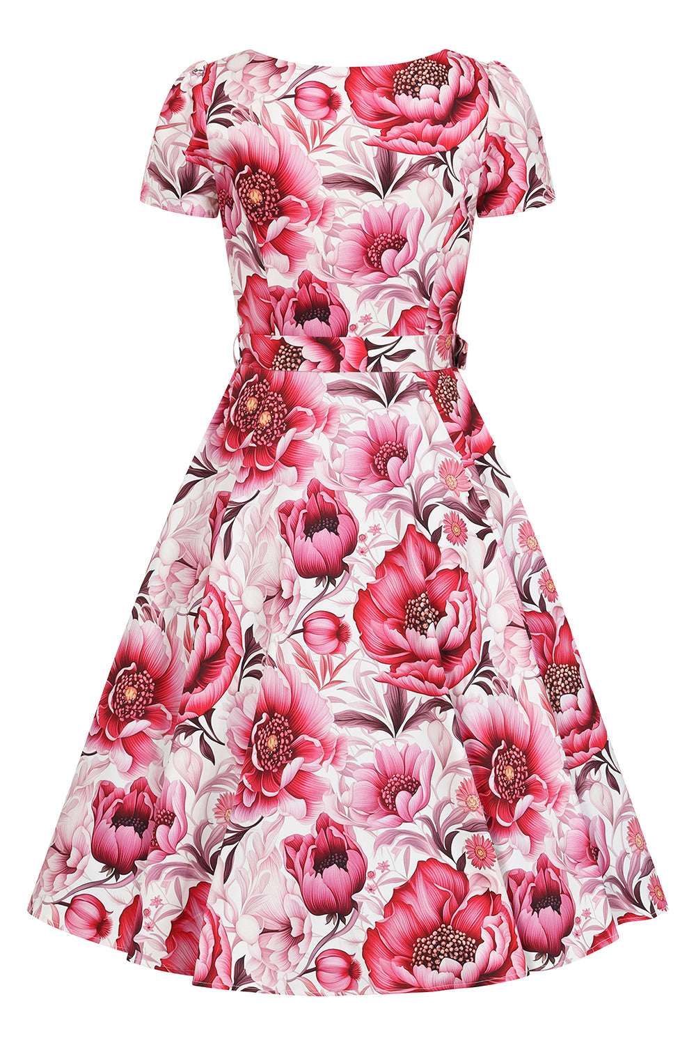 Pink Floral Camille Kleid