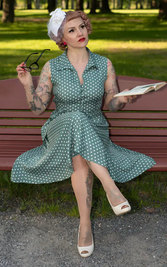 Poppy Polka Dress
