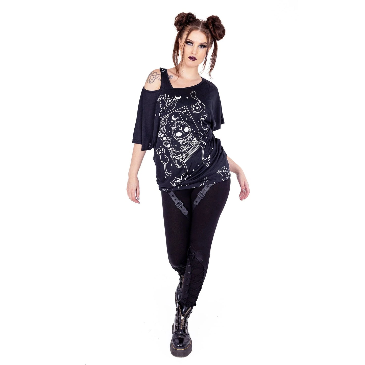 Kitty Spellbook Top, oversize 2teilig