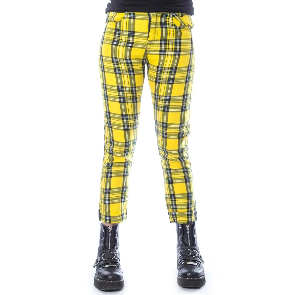 Xylia Pants Tartan gelb