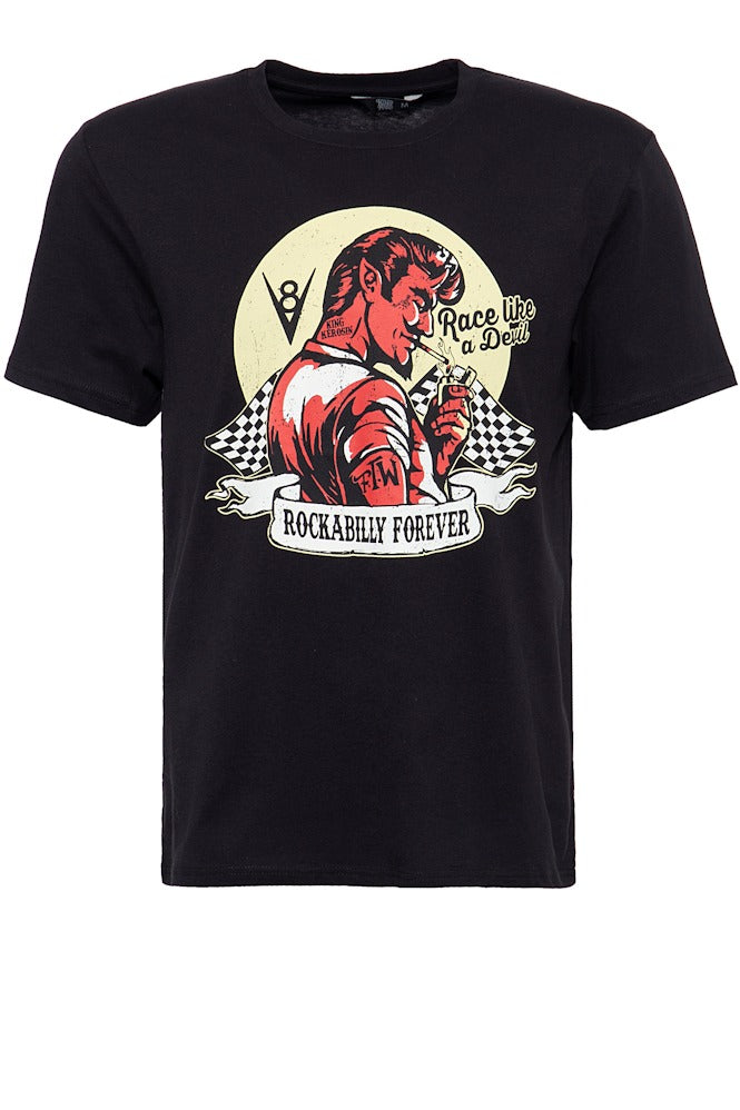 King Kerosin T-Shirt Rockabilly Forever