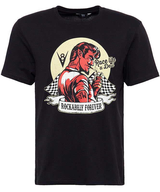 King Kerosin T-Shirt Rockabilly Forever