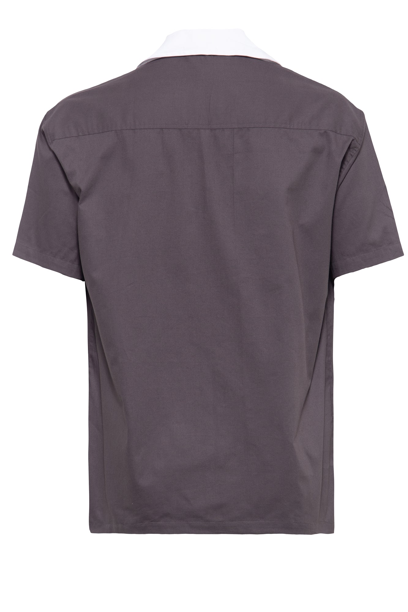 Retro Bowling Hemd grau