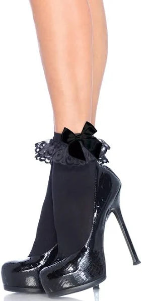 Knöchelsöckchen mit Schleife