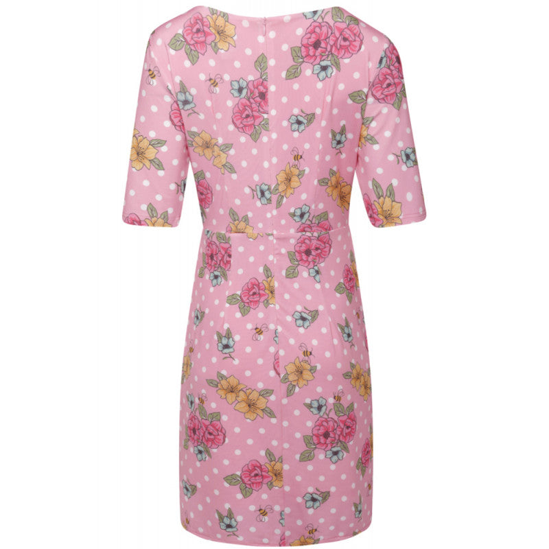 Tanya Pencil Kleid rosa