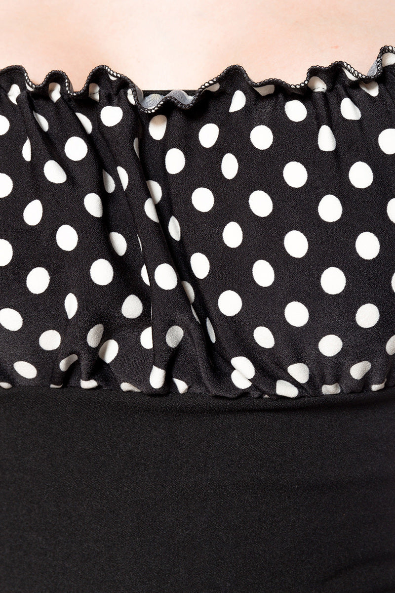Carmen Top Polka Dot