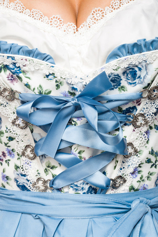Blue Roses Romantik Dirndl