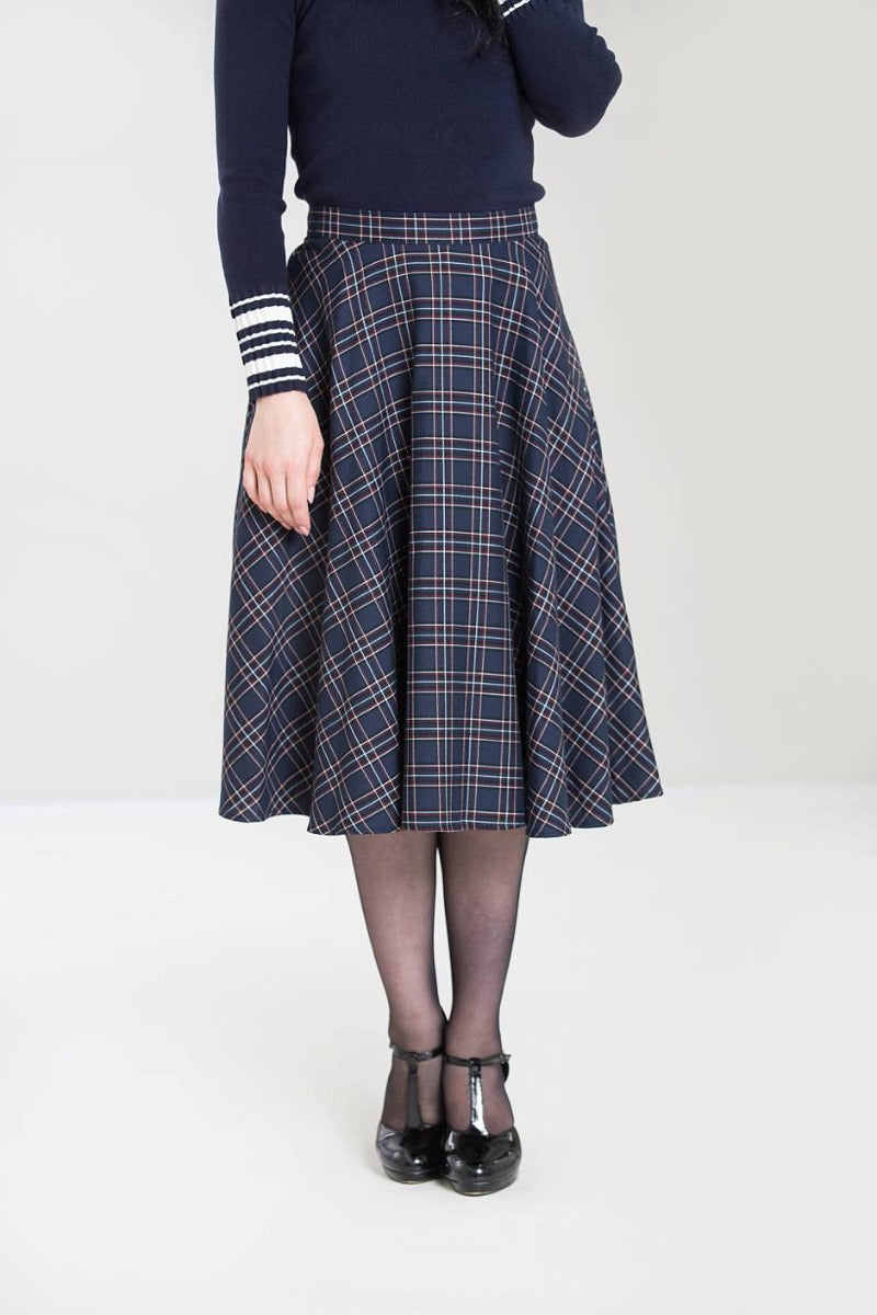 Peebles Tartan Rock navy