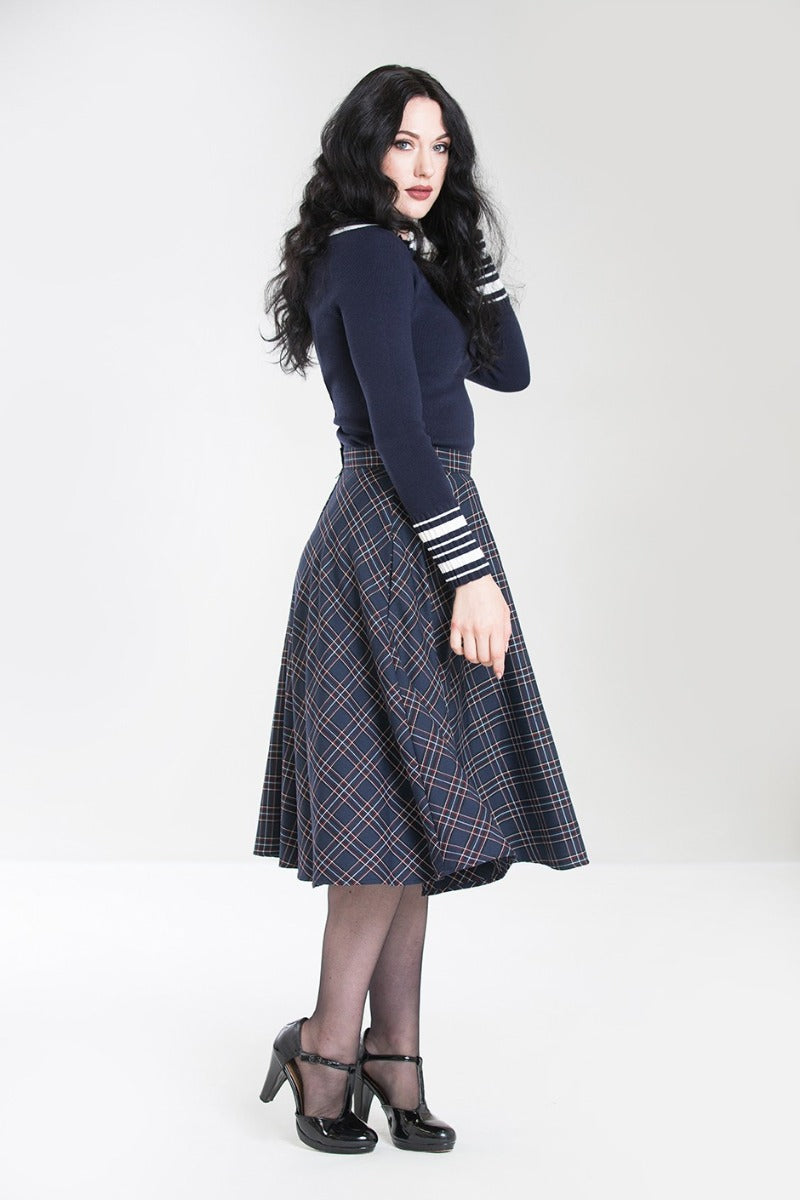 Peebles Tartan Rock navy