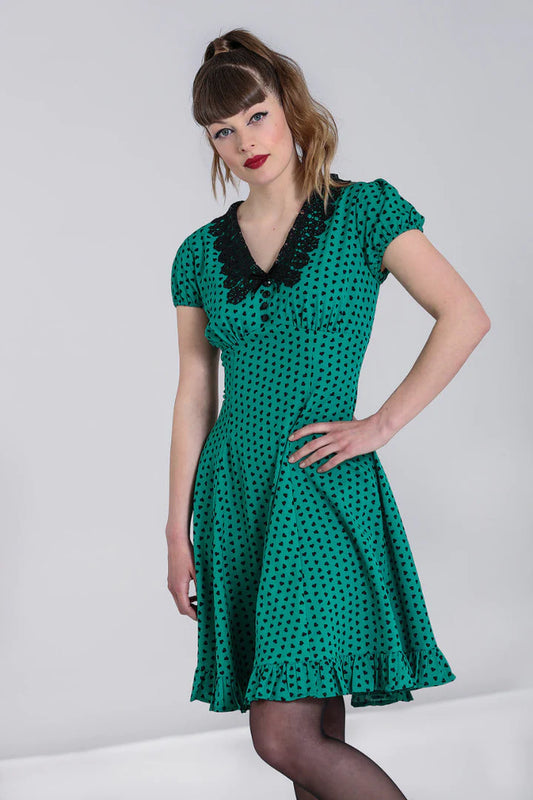 Paradisum Minikleid in grün