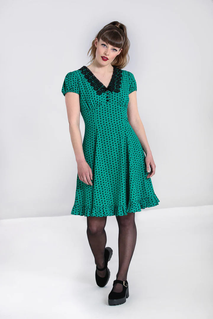 Paradisum Minikleid in grün