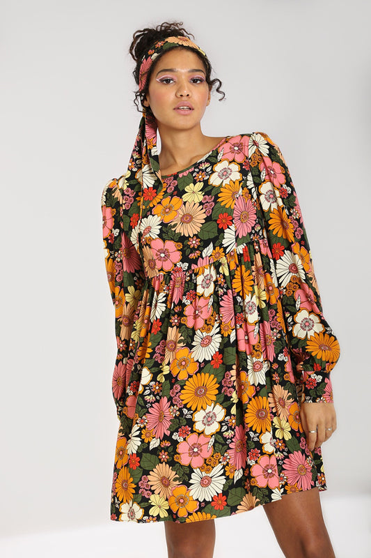 Monique 70er Minikleid