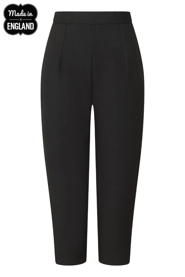 Amelie Cigarette Trousers schwarz