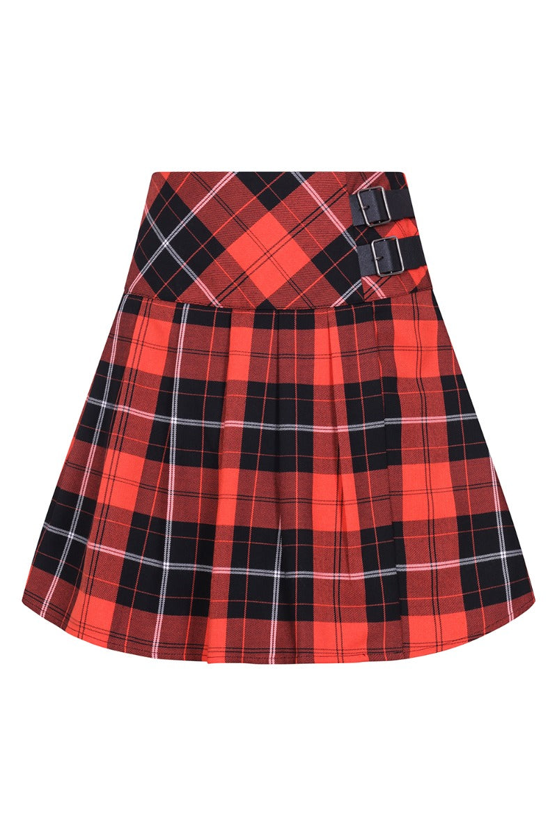 Clementine Minirock Tartan orange