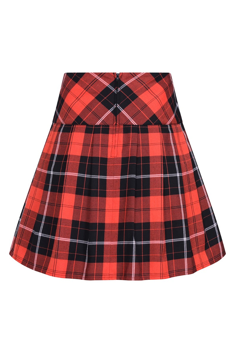 Clementine Minirock Tartan orange