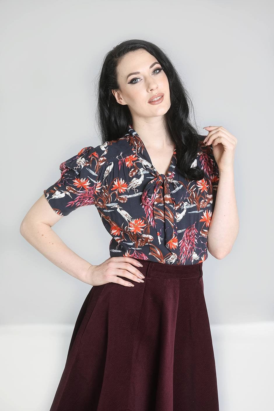 Heron Vintage Bluse