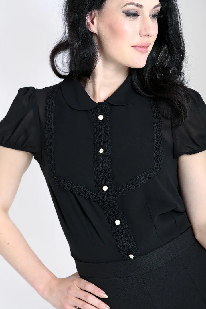 Taffy Bluse schwarz