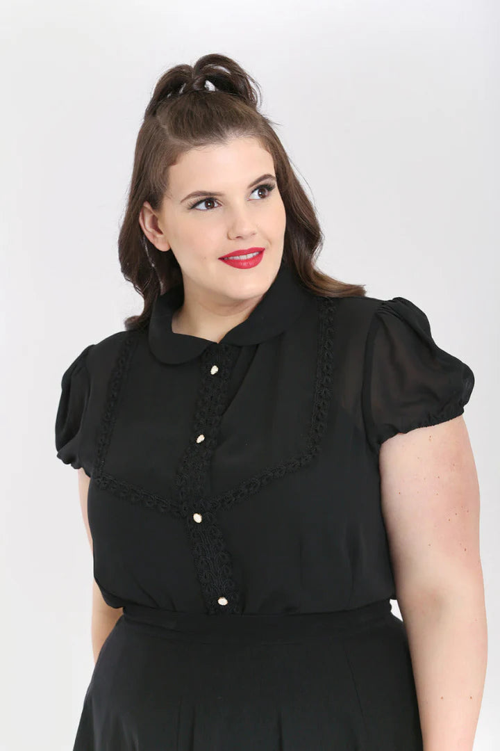 Taffy Bluse schwarz