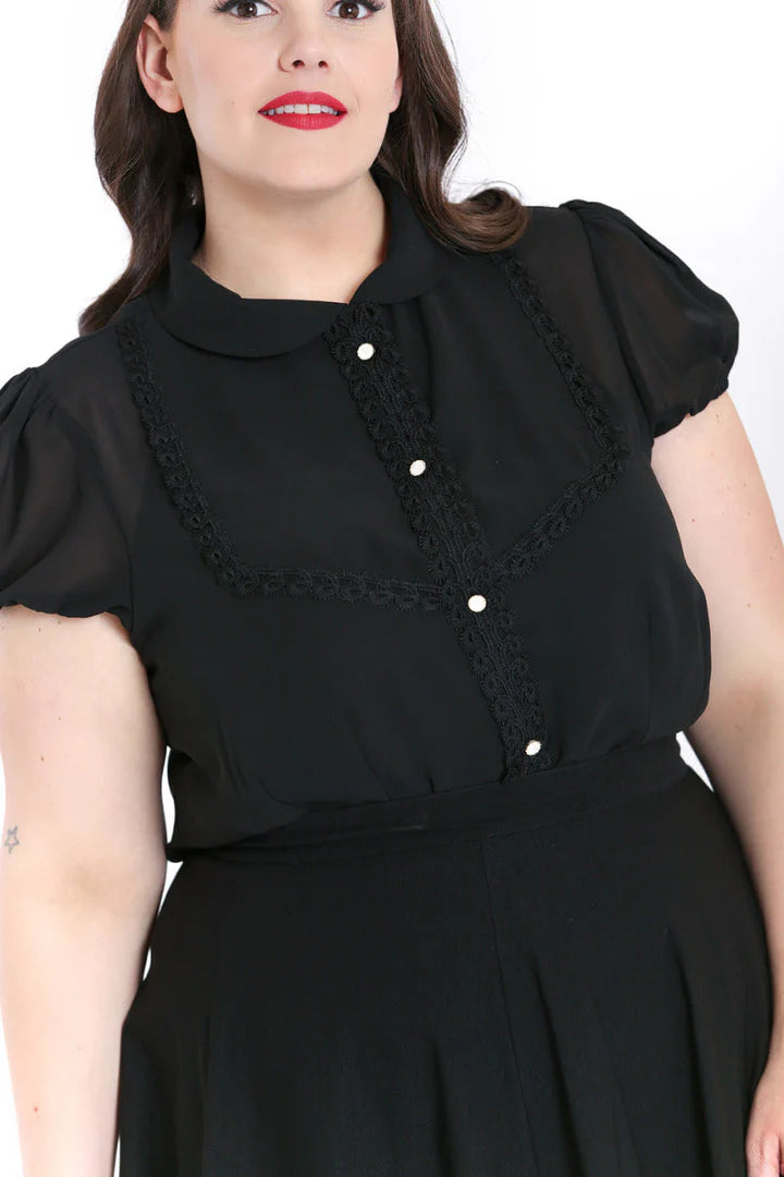 Taffy Bluse schwarz