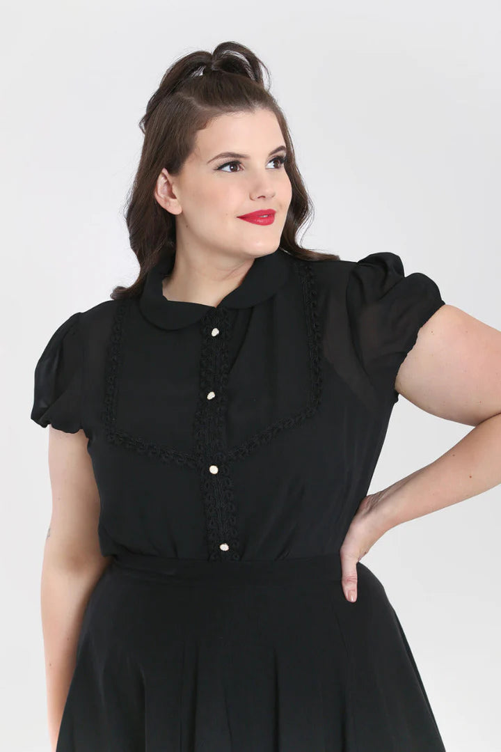 Taffy Bluse schwarz