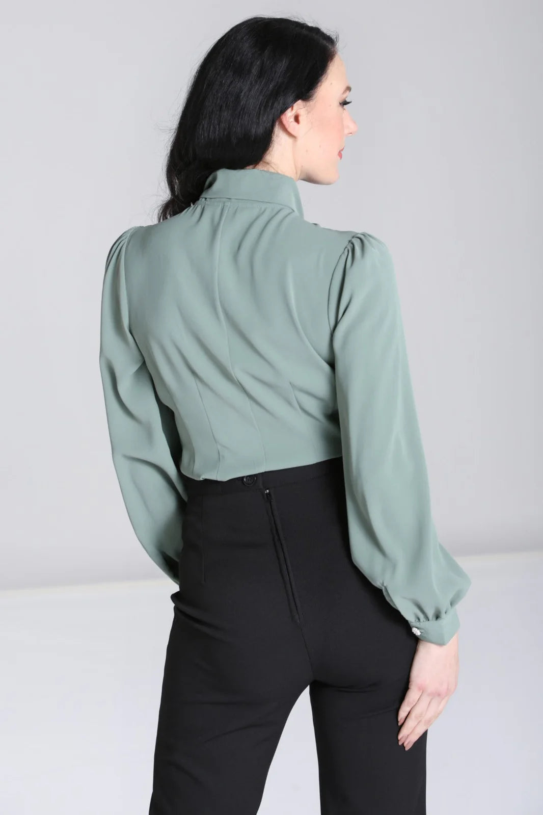 Mina Bluse Vintage green