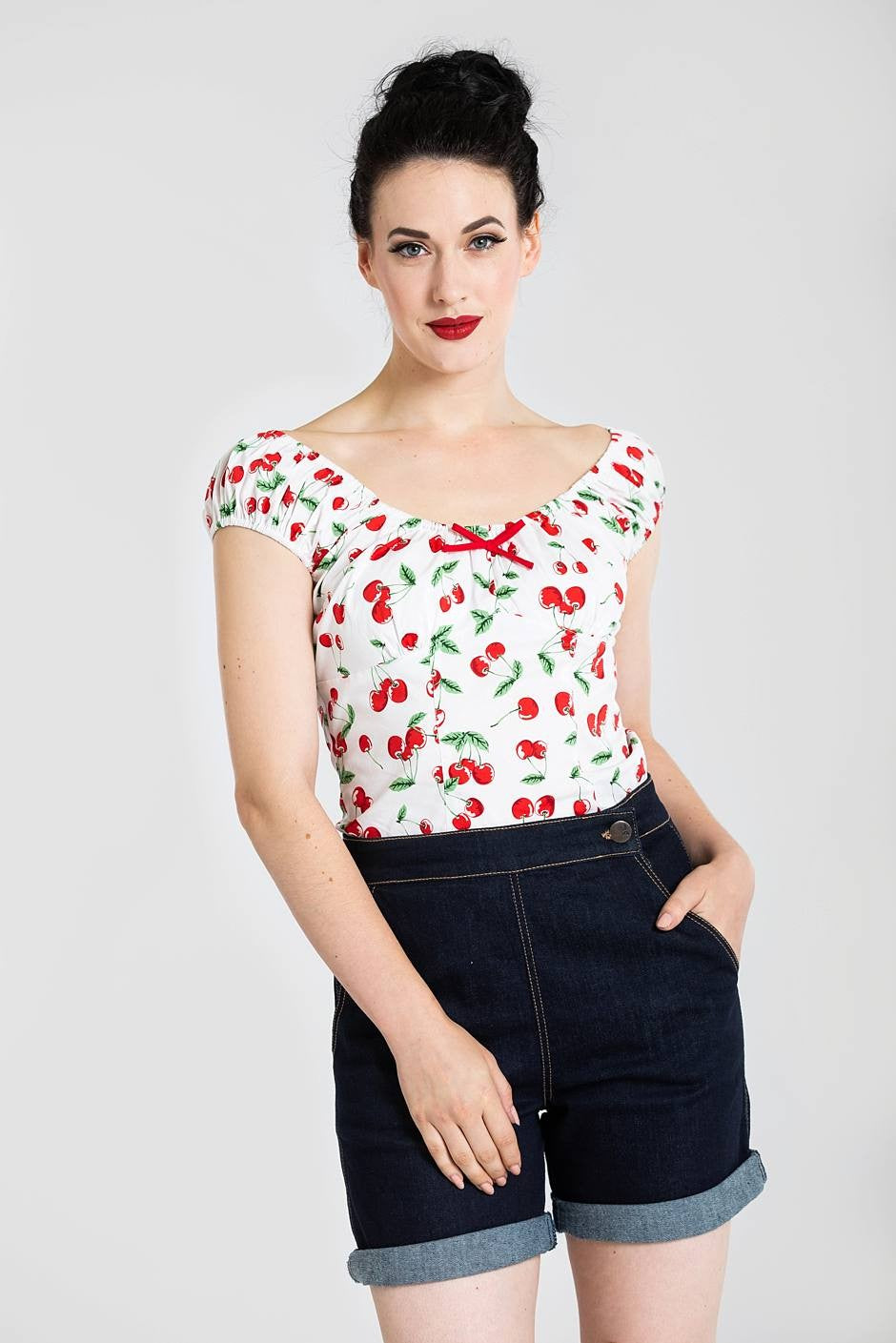 Sweet Cherry Top - Plus Size