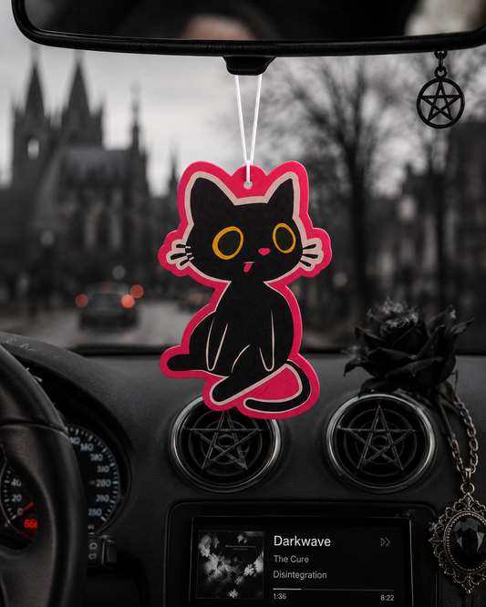 Lucy Black Cat - Auto-Lufterfrischer mit Kirsch-Duft