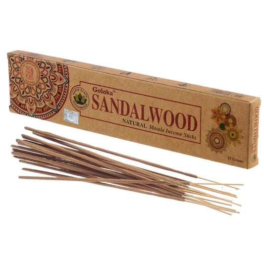 Goloka Sandelholz - San Wood Räucherstäbchen
