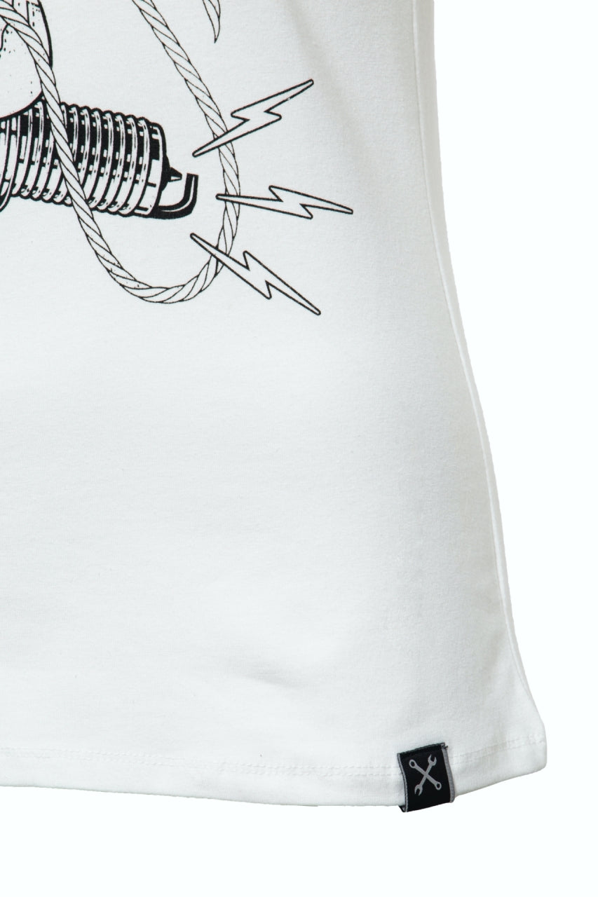 Queen Kerosin T-Shirt Gas & Glory weiß