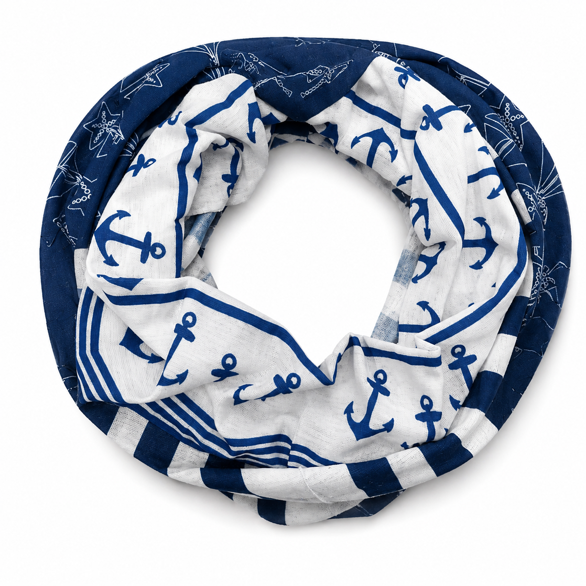 Sailor Anker Loop Multifunktionstuch - maritimes Halstuch