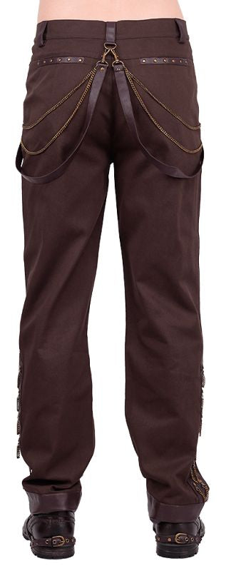 Steampunk Hose braun